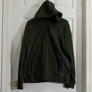 Harley-Davidson Dark Green Full Zip Hoody Mens Large